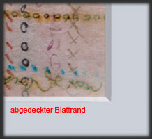 überdeckter Blattrand