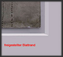 Blattrand, frei